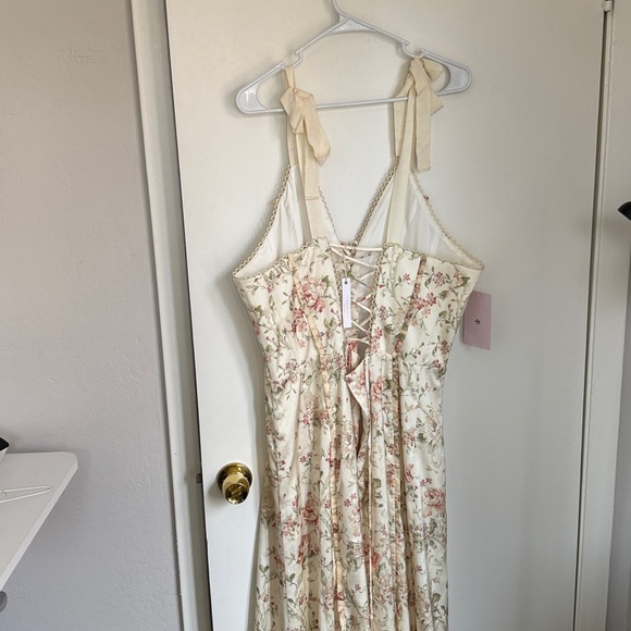 V. Chapman Eden Dress Carmel Valley Rose Floral Maxi Gown Size 18 NWT - Picture 8 of 9